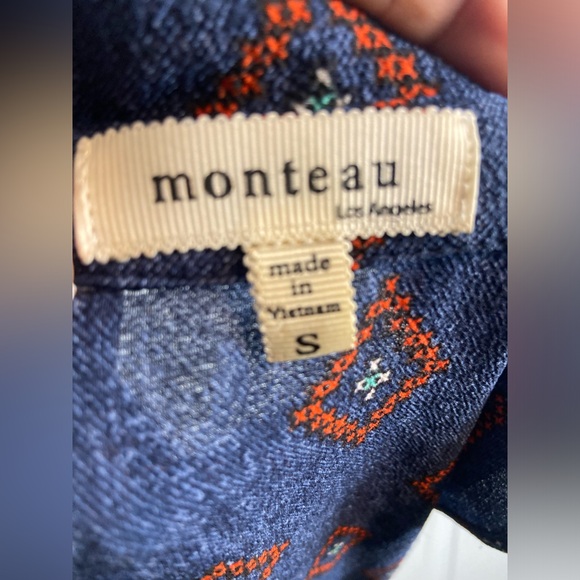 Monteau Dress Sleeveless Elastic Waistband Size Small - Picture 6 of 7